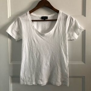 Topshop Tee Shirt - White T Size Woman US 4